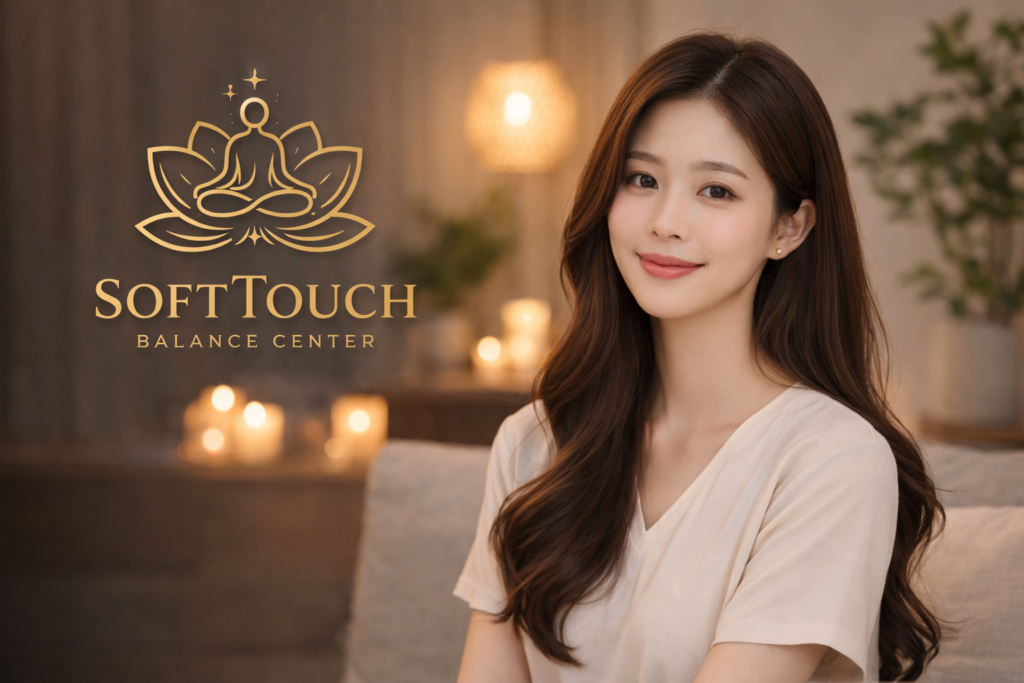 차분한 힐링 공간에서 부드럽게 미소 짓는 소프트터치 밸런스센터 메인 프로필 이미지
